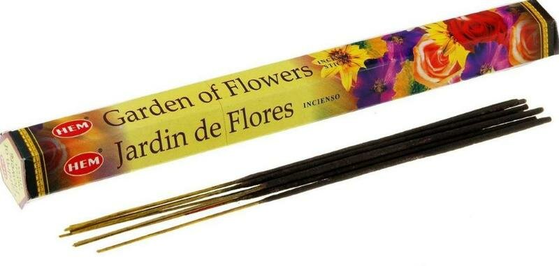 Благовония HEM Garden of Flowers   Цветочный сад  20 палочек