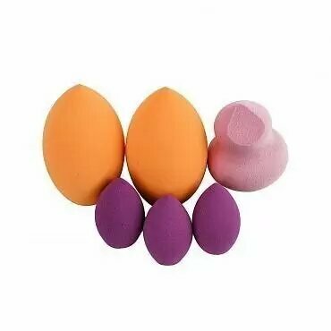 REAL TECHNIQUES губки для макияжа Набор спонжей для макияжа Miracle Complexion Sponges 6 шт