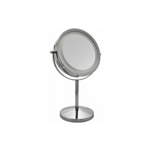 Зеркало Weisen BIC-1123-H с LED подсветкой настольное 2х увелич.17 см