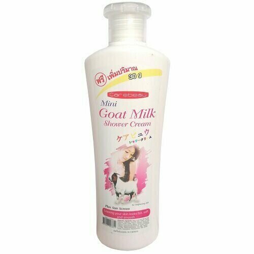 Крем-гель для душа с козьим молоком Carebeau Goat Milk Shower Cream Pink 270g deya крем гель goat milk для душа с козьим молоком и сакурой мочалка в подарок 850 мл