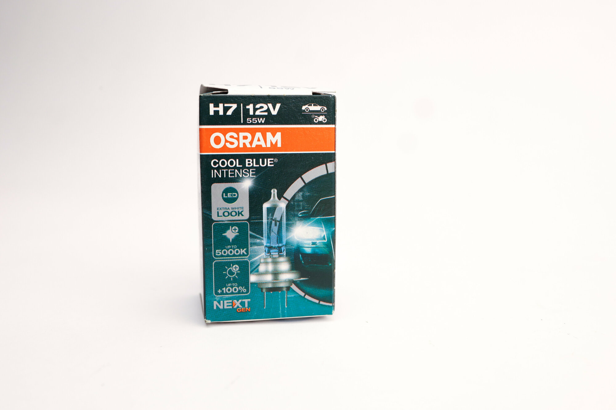 Лампа автомобильная галогенная OSRAM COOL BLUE INTENSE NEXT GEN H7 55W 64210CBN