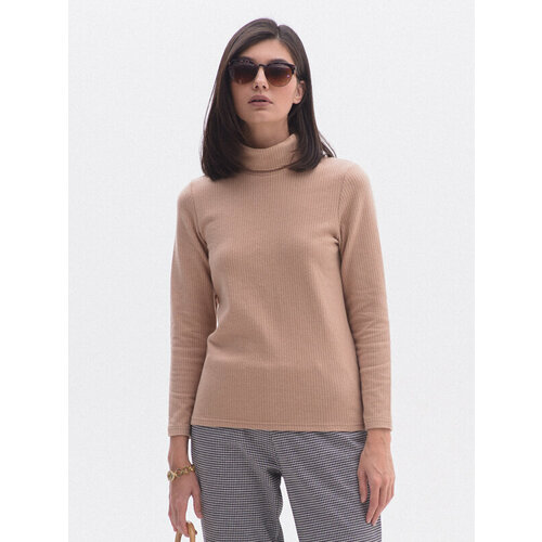 Водолазка Глория Трикотаж, размер 48, бежевый