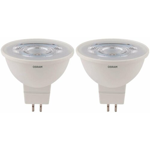 Лампа светодиодная OSRAM LS MR 16 7,5W/840 220V GU5.3 (холодный белый 4000К) 2 шт