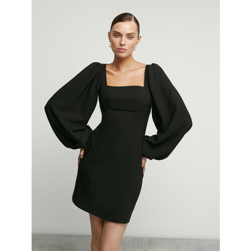 Платье-футляр Vittoria Vicci, прилегающее, размер M, черный