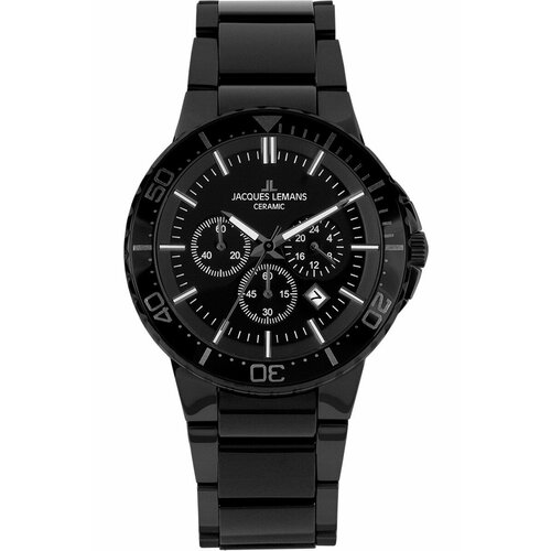 фото Наручные часы jacques lemans high tech ceramic, черный