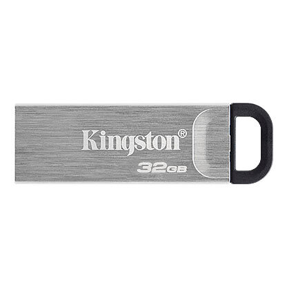 Флешка Kingston DataTraveler Kyson 32 ГБ, 1 шт, серебристый