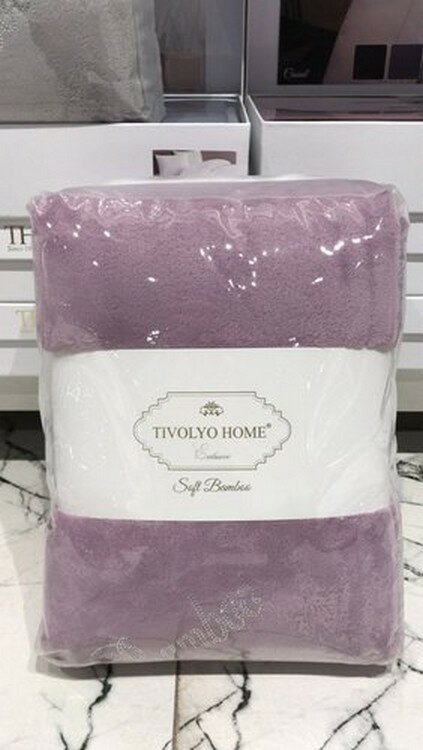 Tivolyo home Плед Шарин цвет: лиловый (200х220 см)
