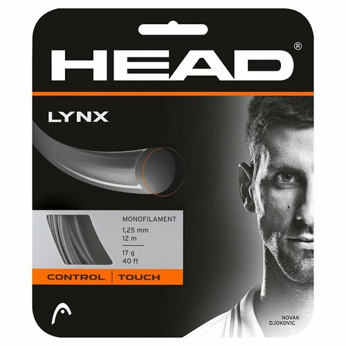 Теннисная струна HEAD Lynx Антрацит 281784-17AN (Толщина: 125) теннисная струна head lynx 200 метров желтый 281794 17yw толщина 125