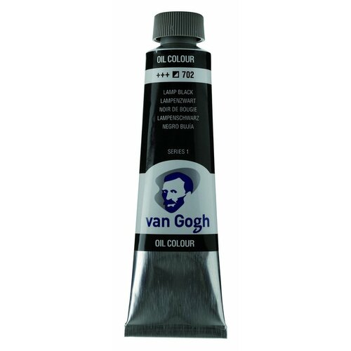 фото Краска масляная van gogh туба 40мл №702 сажа газовая royal talens