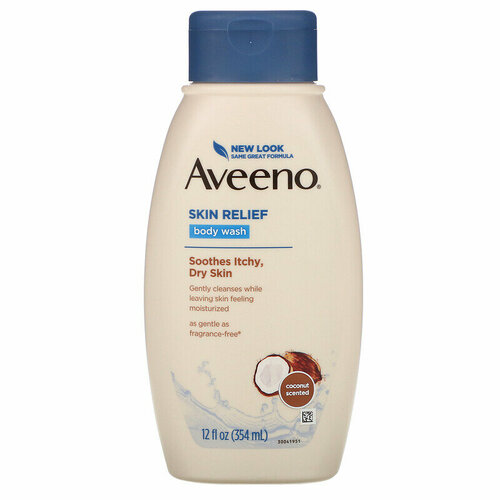 Aveeno Skin Relief Средство для мытья тела с нежным ароматом кокоса 354 мл 2890₽