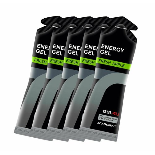 фото Гель питьевой gel4u energy gel mix5 5 x 60 г, яблоко