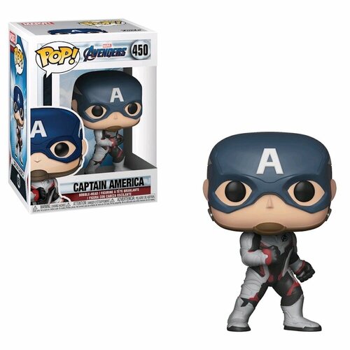 Фигурка Funko POP Captain America in Team Suit из фильма Avengers: Endgame 450 фигурка funko avengers endgame captain america