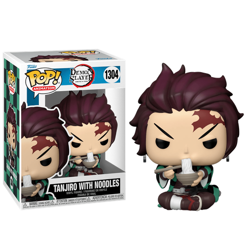 Фигурка Funko POP Tanjiro With Noodles из аниме Demon Slayer 1304 фигурка funko pop animation demon slayer tanjiro w noodles