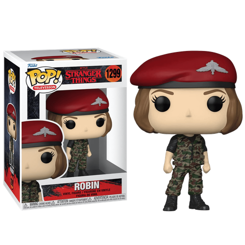 Фигурка Funko POP Robin in Hunter Outfit Season 4 Maya Hawke из сериала Stranger Things 1299 фигурка funko pop робин бакли в камуфляже robin in hunter 1299