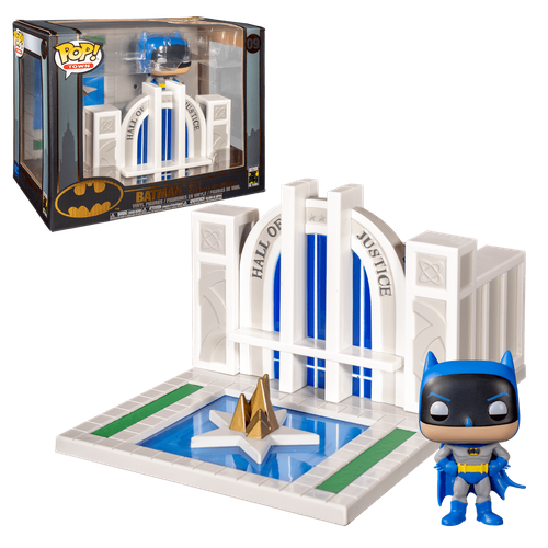 Фигурка Funko POP Batman with Hall of Justice Town из комиксов DC Comics