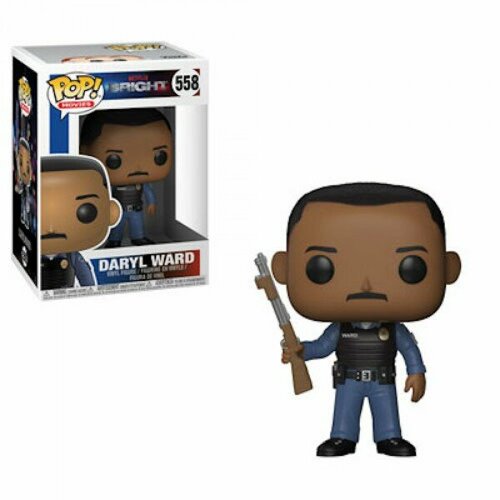 Фигурка Funko POP Daryl Ward Will Smith (Vaulted) из фильма Bright Netflix фигурка дэрил уорд bright daryl ward pop 558