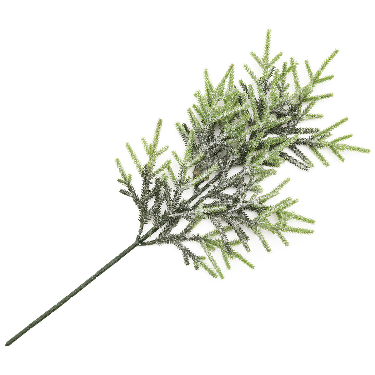 фото CQ19-Z002 Ветка еловая снежная 48см
