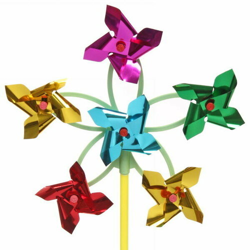 Ветрячок Яркая фантазия 38 см d20 см микс 379₽