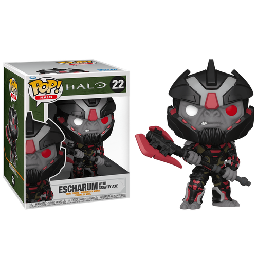 фигурка funko pop эшарум с гравитационным топором 6 дюймов из игры halo infinite Фигурка Funko POP - Эшарум с Гравитационным Топором 6 дюймов из игры Halo Infinite