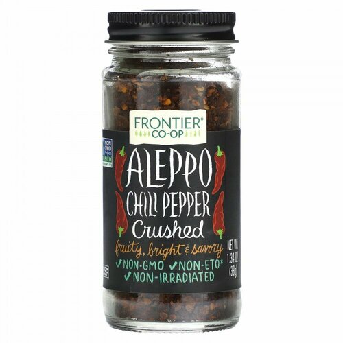Frontier Co-op, Aleppo Chili Pepper, Crushed, 1.34 oz (38 g)