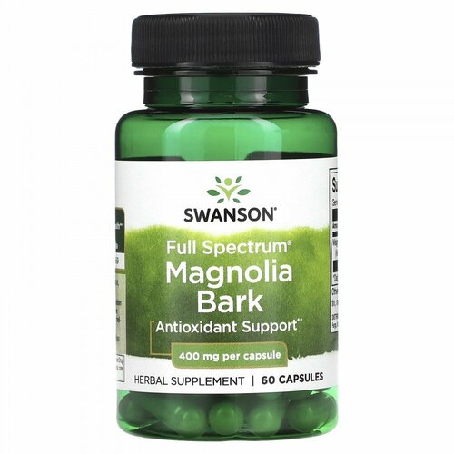 Swanson, Full Spectrum Magnolia Bark, 400 mg, 60 Capsules