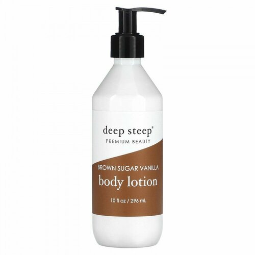 Deep Steep, Body Lotion, Brown Sugar Vanilla , 10 fl oz (296 ml)