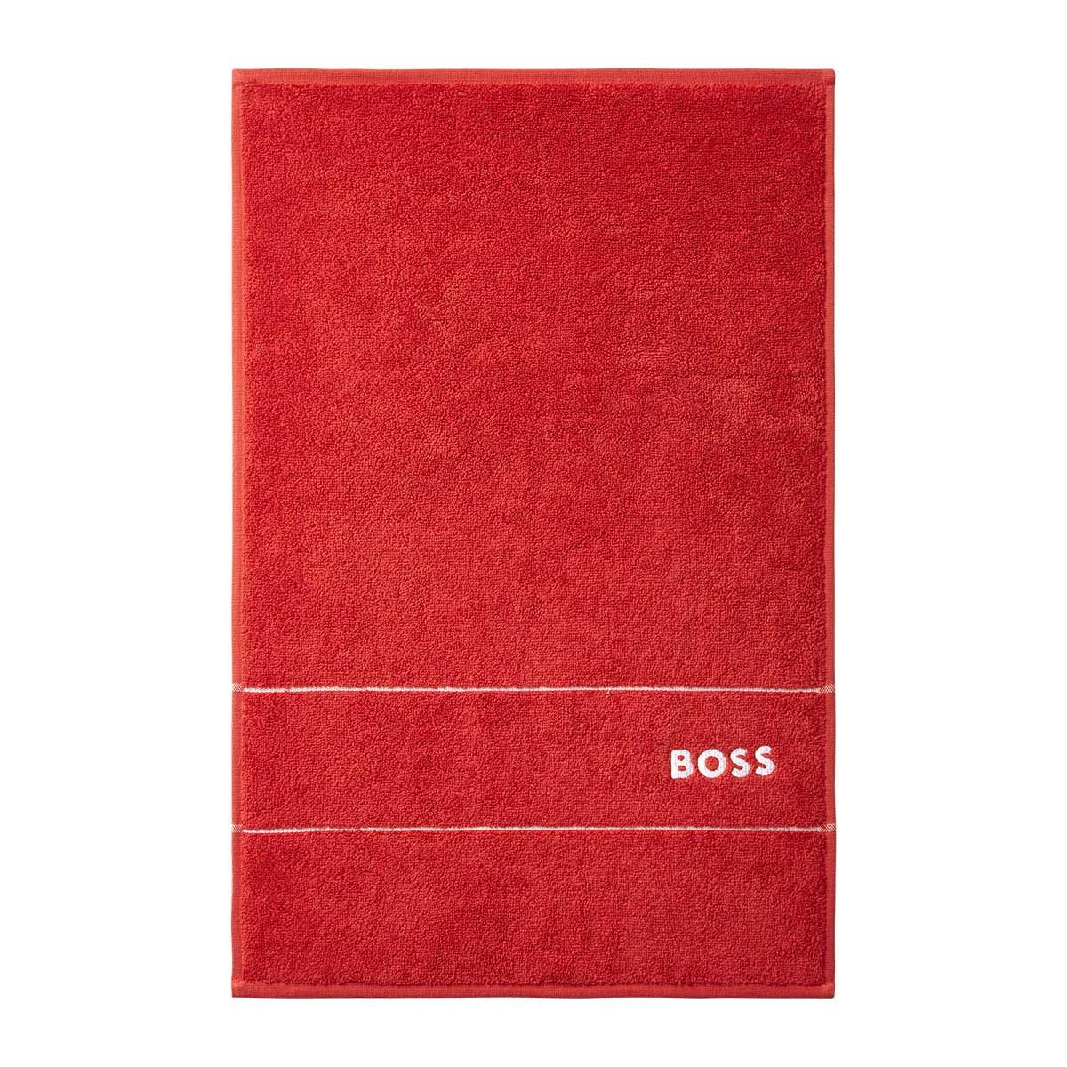 Полотенце Hugo Boss Plain Red 100x150 см - фотография № 4