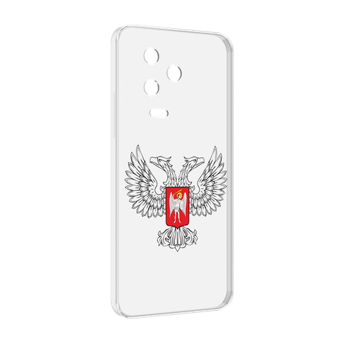 Чехол MyPads герб-ДНР-донецкая-народная-республика для Infinix Note 12 Pro 4G X676B задняя-панель-накладка-бампер