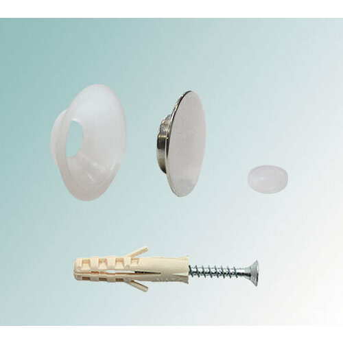 Держатель 5.41.01, D=16мм никель/белый