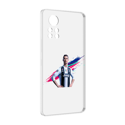 Чехол MyPads fifa-Криштиану-Роналду мужской для Infinix Note 12 i X667 задняя-панель-накладка-бампер