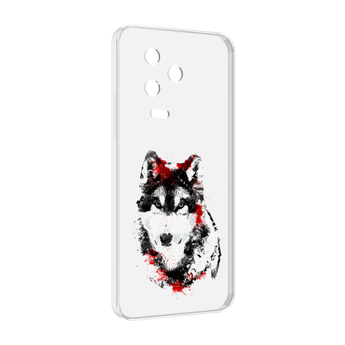 Чехол MyPads кровавый волк для Infinix Note 12 Pro 4G X676B задняя-панель-накладка-бампер