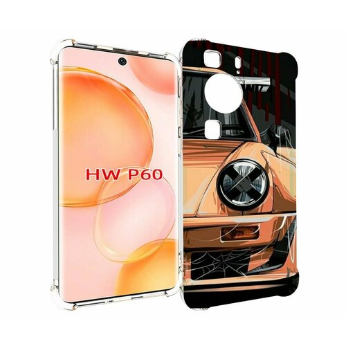 Чехол MyPads Порш мужской для Huawei P60 задняя-панель-накладка-бампер чехол mypads порш мужской для huawei mate 10 pro задняя панель накладка бампер