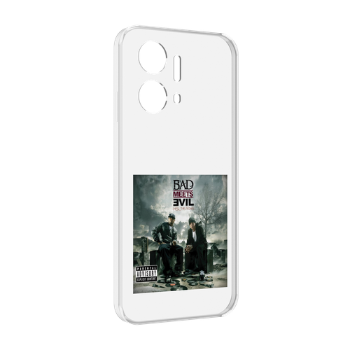 Чехол MyPads Eminem BAD MEETS EVIL – HELL THE SEQUEL для Honor X7a задняя-панель-накладка-бампер чехол mypads eminem bad meets evil – hell the sequel для honor 70 задняя панель накладка бампер