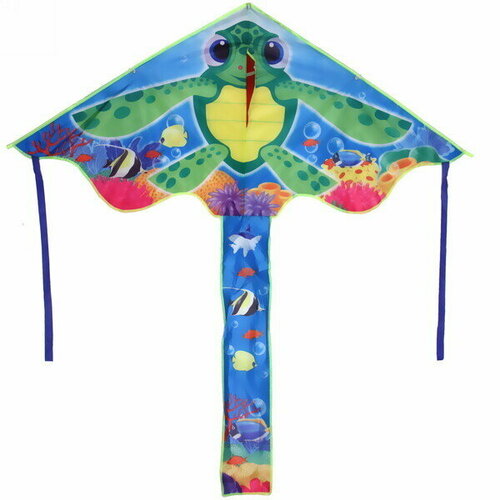 Воздушный змей Черепашка 140х140 см микс 549₽