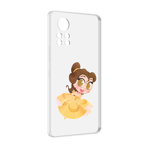 Чехол MyPads мини-принцесса женский для Infinix Note 12 i X667 задняя-панель-накладка-бампер