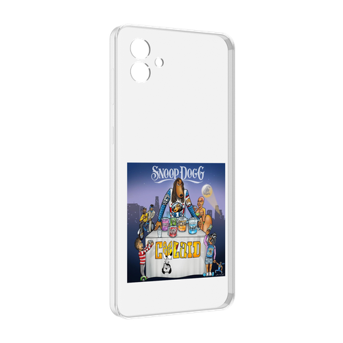 Чехол MyPads Snoop Dogg COOLAID для Samsung Galaxy M04 задняя-панель-накладка-бампер