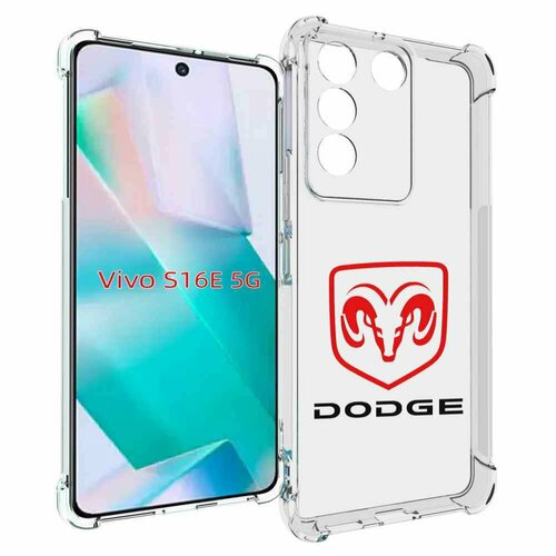 Чехол MyPads dodge-2 мужской для Vivo S16e / V27e задняя-панель-накладка-бампер чехол mypads mazda мазда 2 мужской для vivo s16e v27e задняя панель накладка бампер