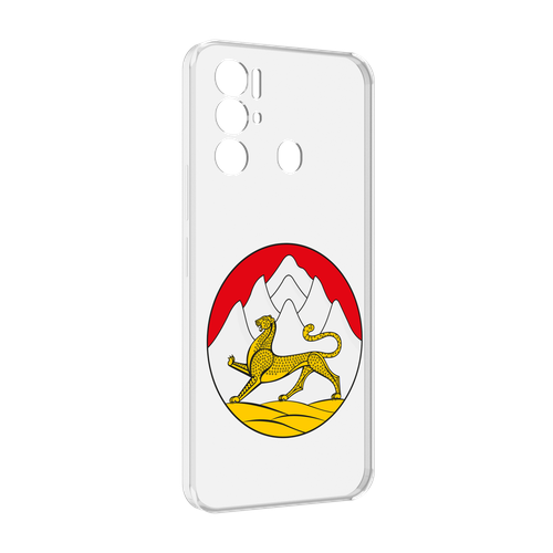 Чехол MyPads герб-северная-осетия для Tecno Pova Neo 4G задняя-панель-накладка-бампер