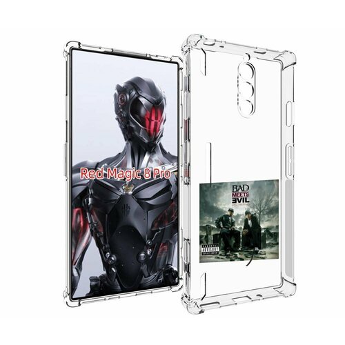 Чехол MyPads Eminem BAD MEETS EVIL – HELL THE SEQUEL для ZTE Nubia Red Magic 8 Pro / Red Magic 8 Pro Plus задняя-панель-накладка-бампер чехол mypads the elder scrolls v skyrim для zte nubia red magic 8 pro red magic 8 pro plus задняя панель накладка бампер