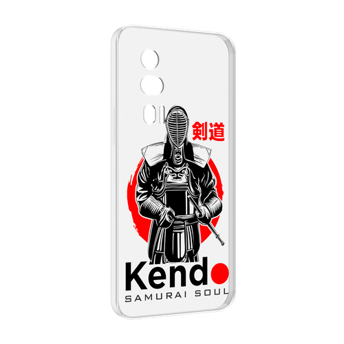 Чехол MyPads рисованый самурай для Xiaomi Redmi K60 задняя-панель-накладка-бампер чехол mypads рисованый самурай для xiaomi 12 lite задняя панель накладка бампер