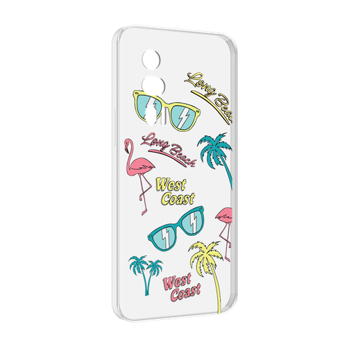Чехол MyPads пляжные-декорации для Xiaomi Redmi K60 задняя-панель-накладка-бампер чехол mypads пляжные декорации для xiaomi 12s ultra задняя панель накладка бампер
