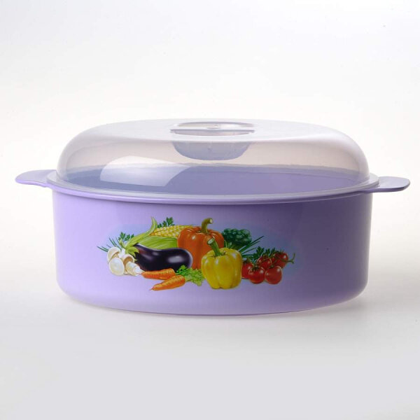 фото Кастрюля для СВЧ - печи 2,1 л (цвет в ассортименте)