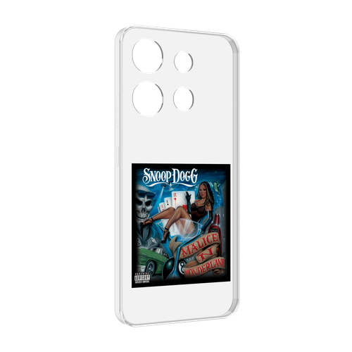 Чехол MyPads Snoop Dogg MALICE N WONDERLAND для Infinix Smart 7 задняя-панель-накладка-бампер