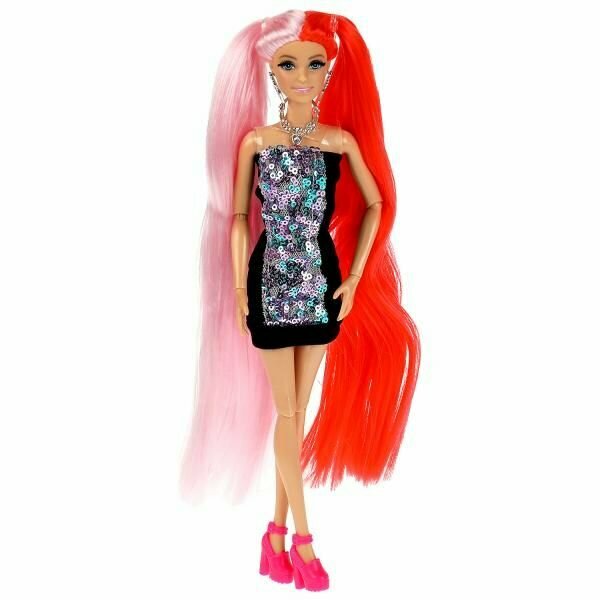 Кукла 29см шарнирная софия, разноцветные волосы реалистичные рестницы 840571