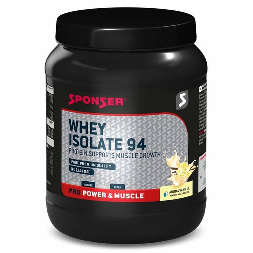 фото Изолят протеина sponser whey isolate 94 cfm 425 г, ваниль