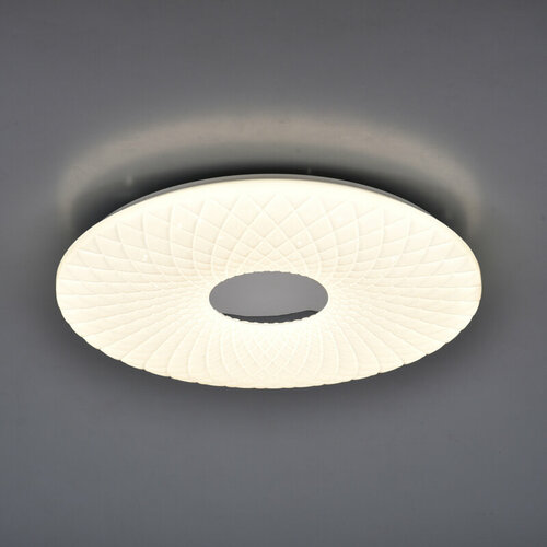 Светильник настенно-потолочный светодиодный Семь огней Райос с пультом управления 28 м² регулируемый цвет света цвет белый