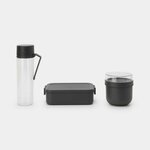 Набор Brabantia Make & Take, ланчбокс 1.1л, миска 0.5л и бутылка для воды 0.5л 206740 - изображение