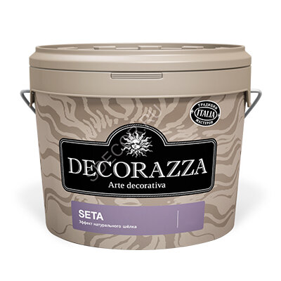 фото Декоративное покрытие Decorazza Seta с эффектом шелка 1 кг