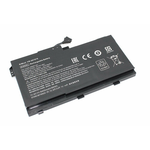 Аккумулятор OEM (совместимый с AI06XL, HSTNN-C86C) для ноутбука HP ZBook 17 G3 11.4V 8400mAh черный аккумуляторная батарея для ноутбука hp zbook 17 g3 ai06xl 11 4v 7860mah
