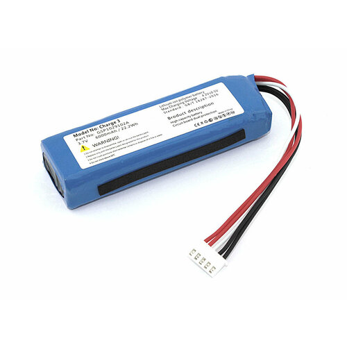 Аккумулятор OEM GSP1029102A для акустики Charge 3 3.7V 6000mAh (обратная полярность) аккумулятор amperin gsp1029102a для акустики charge 3 2016 3 7v 6000mah прямая полярность